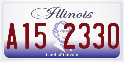 IL license plate A152330