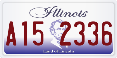 IL license plate A152336