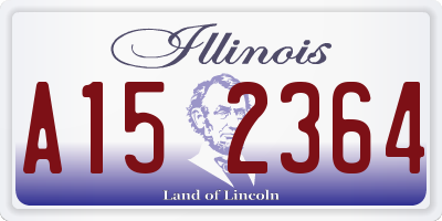 IL license plate A152364