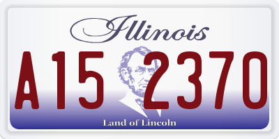 IL license plate A152370