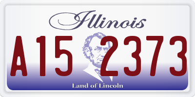 IL license plate A152373