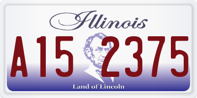 IL license plate A152375