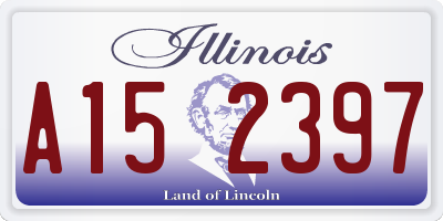 IL license plate A152397