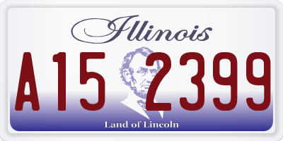 IL license plate A152399
