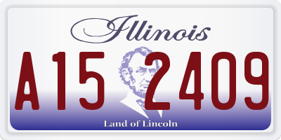 IL license plate A152409
