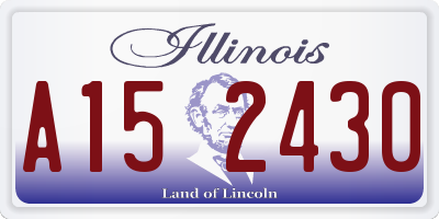 IL license plate A152430