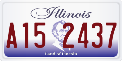 IL license plate A152437