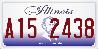 IL license plate A152438