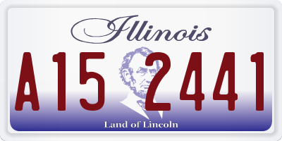 IL license plate A152441