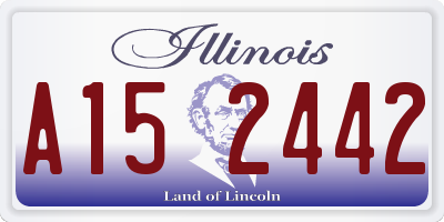 IL license plate A152442