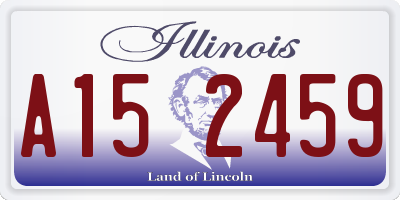 IL license plate A152459