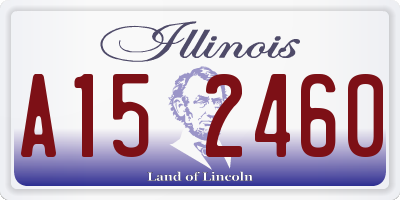 IL license plate A152460