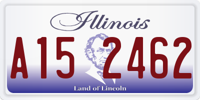 IL license plate A152462
