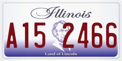 IL license plate A152466
