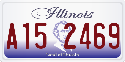 IL license plate A152469