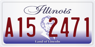 IL license plate A152471
