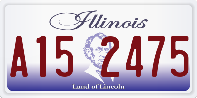 IL license plate A152475