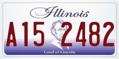 IL license plate A152482