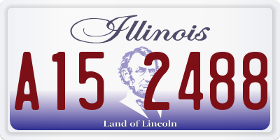 IL license plate A152488