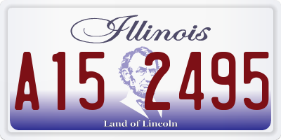 IL license plate A152495