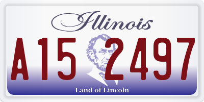IL license plate A152497