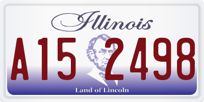 IL license plate A152498