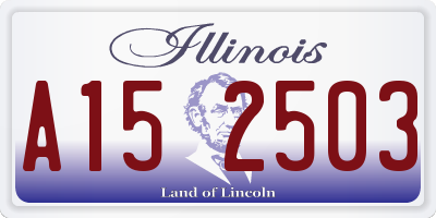 IL license plate A152503