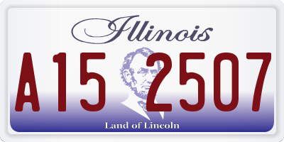 IL license plate A152507