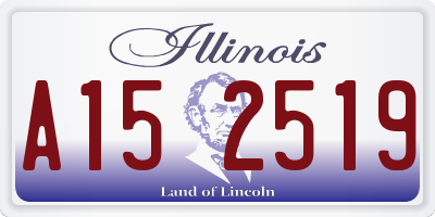 IL license plate A152519
