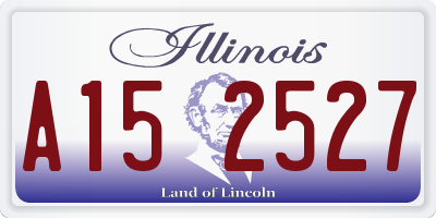 IL license plate A152527
