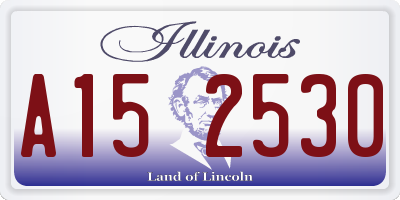 IL license plate A152530