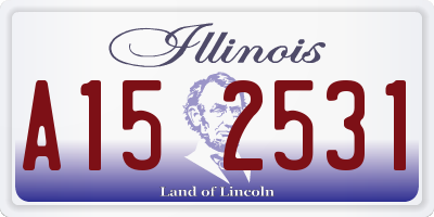 IL license plate A152531