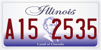 IL license plate A152535