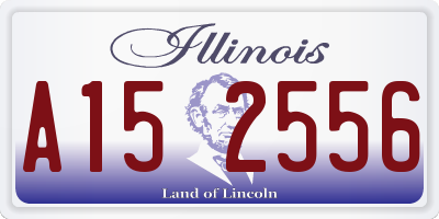 IL license plate A152556