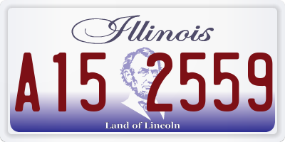 IL license plate A152559