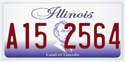 IL license plate A152564