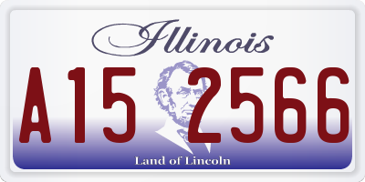 IL license plate A152566