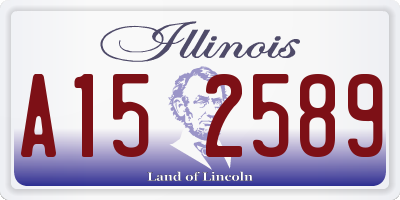 IL license plate A152589