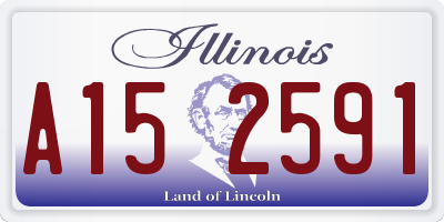 IL license plate A152591