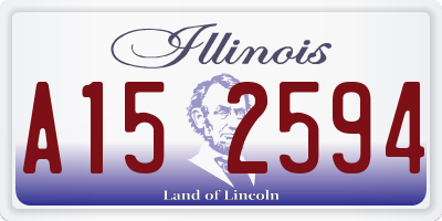 IL license plate A152594