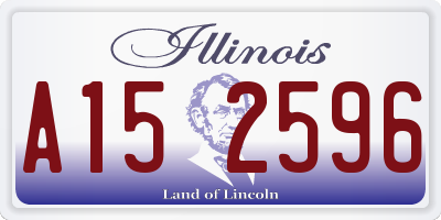IL license plate A152596