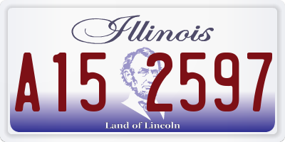 IL license plate A152597