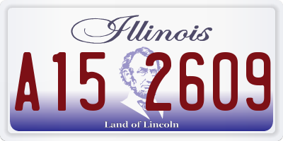 IL license plate A152609