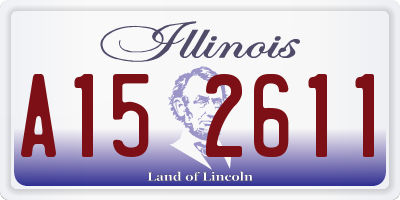 IL license plate A152611