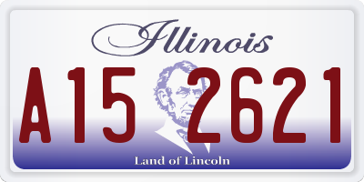 IL license plate A152621