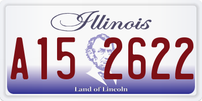 IL license plate A152622