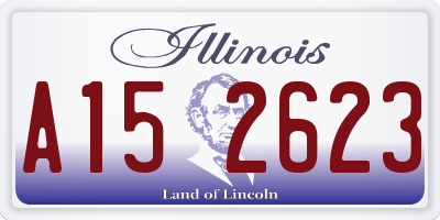 IL license plate A152623