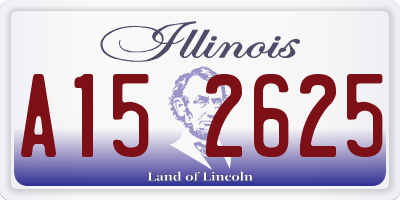 IL license plate A152625