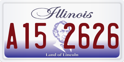 IL license plate A152626