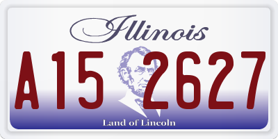 IL license plate A152627